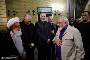 مراسم ختم همسر آیت الله سید علی سیستانی