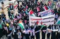 تظاهرات در تعز یمن برای حمایت از فلسطین (2)