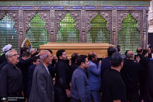 مراسم تشییع و تدفین همسر آیت الله موسوی بجنوردی (ره) -1