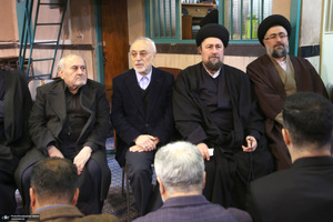 مراسم سالگرد رحلت آیت‌الله سید محمد موسوی بجنوردی در حسینیه جماران  -1