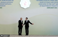 حضور رییس جمهور پزشکیان در مراسم بزرگداشت مختومقلی فراغی شاعر شهیر ترکمن (2)