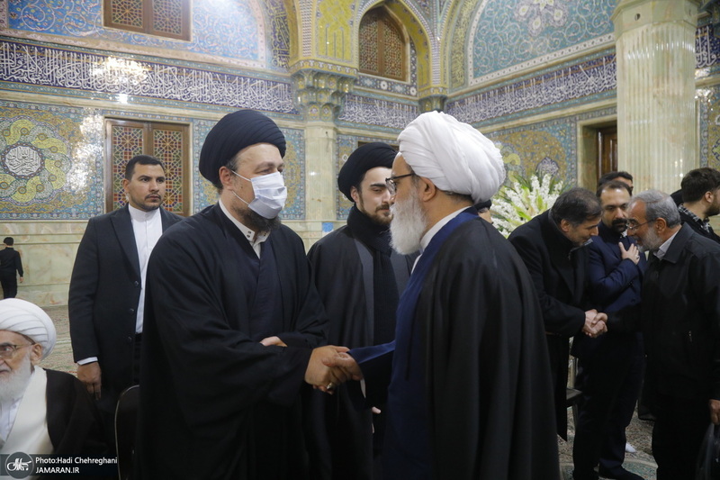 مراسم بزرگداشت آیت الله موسوی بجنوردی (ره) در قم - 1