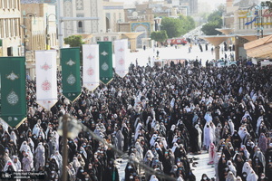 نماز عید سعید فطر در حرم حضرت فاطمه معصومه(س)