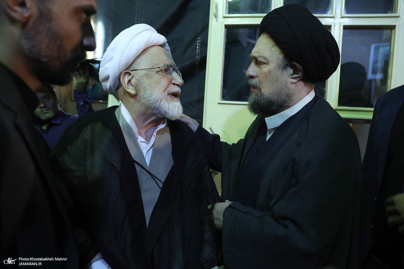 مراسم بزرگداشت همسر آیت الله موسوی بجنوردی (ره) در حسینیه شماره یک جماران-4