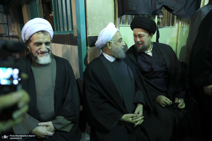 مراسم بزرگداشت همسر آیت الله موسوی بجنوردی (ره) در حسینیه شماره یک جماران-3