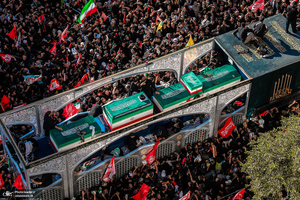 تشییع پیکر مطهر رهبر شهید انقلاب اسلامی در مشهد مقدس