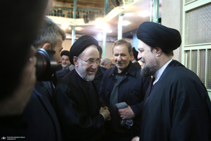 مراسم سالگرد رحلت آیت‌الله سید محمد موسوی بجنوردی در حسینیه جماران  -2