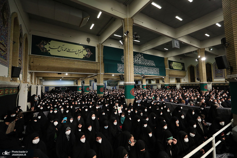 مراسم عزاداری شام شهادت حضرت فاطمه‌ زهرا (س) در حسینیه امام خمینی