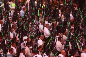 عزاداری قبیله بنی عامر در بین الحرمین در آستانه روز اربعین