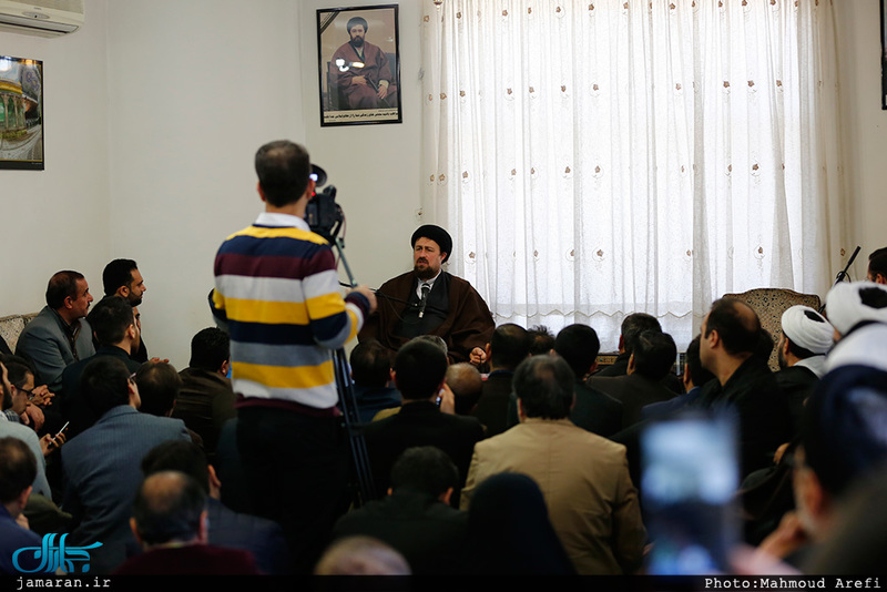 دیدار جمعی از فعالان فضای مجازی با سید حسن خمینی