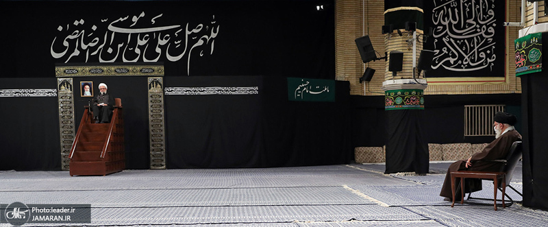 مراسم عزاداری شهادت امام رضا(ع) در حضور رهبر معظم انقلاب