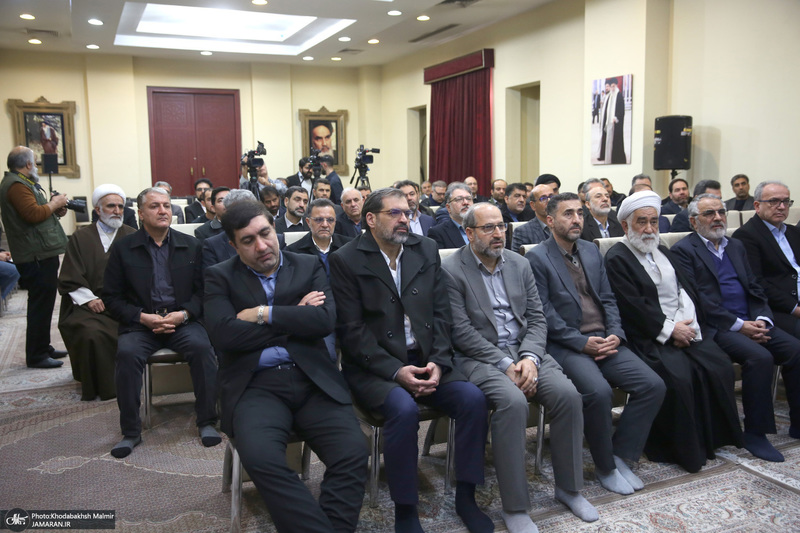 دیدار وزیر و کارکنان وزارت نیرو با سید حسن خمینی