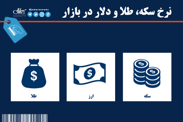 قیمت سکه، طلا و دلار در بازار امروز + جدول/ 26 خرداد 1400