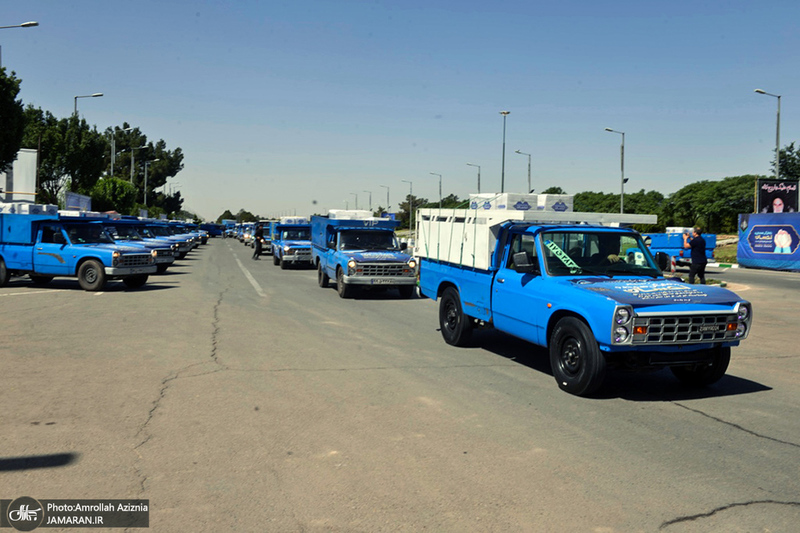 ششمین مرحله رزمایش همدلی و احسان در جوار حرم امام خمینی(س)
