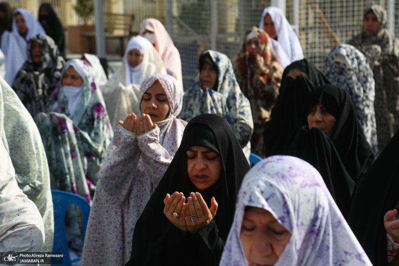 اقامه نماز عید سعید فطر در امام زاده قاسم (ع)