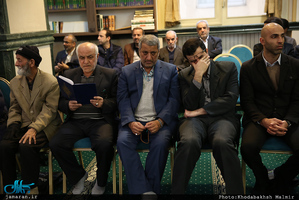 مراسم ترحیم مادر حجت الاسلام محمد علی جماعتی در مسجد جامع جماران