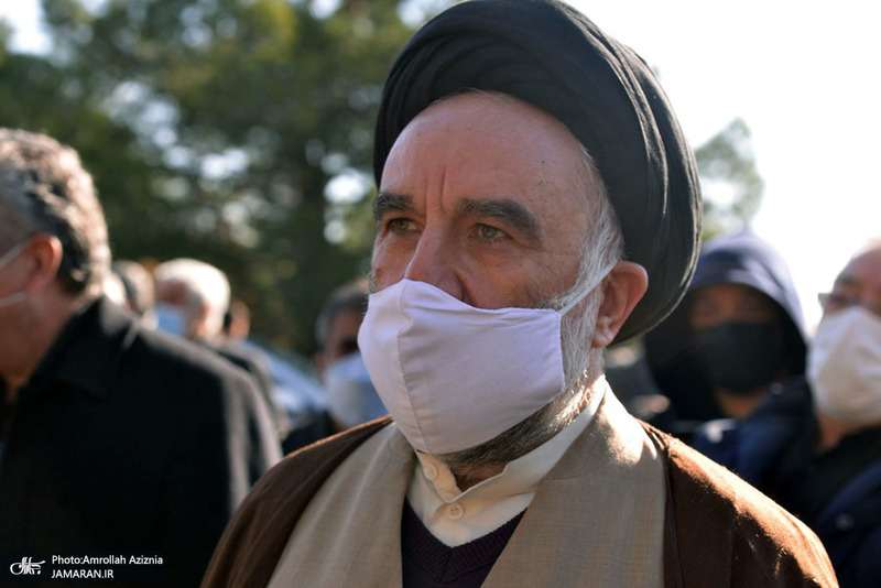 مراسم تشییع و خاکسپاری مرحوم حجت الاسلام و المسلمین سید رضا حسینی امین