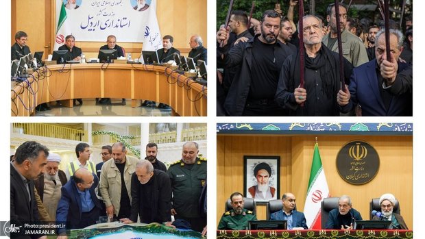 جزییات سفرهای غیر رسمی پزشکیان به شمال غرب کشور / از حضور معنوی و همدلانه رییس جمهور در مراسم عزای حسینی در آذربایجان شرقی تا بررسی میدانی وضعیت توسعه استان‌های اردبیل و گیلان