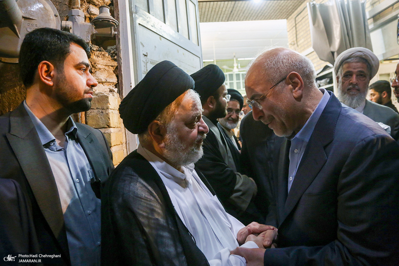 مراسم ترحیم همسر آیت الله العظمی سیستانی در قم