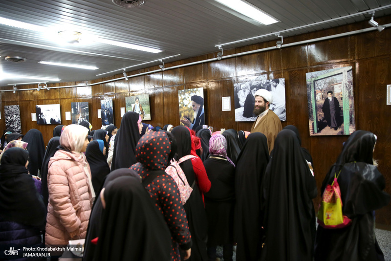 تجدید میثاق دانش آموزان موسسه فرهنگی شهید اسکندری با امام (س) در حسینیه جماران