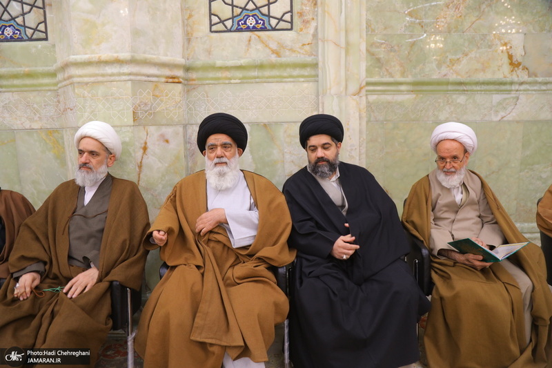 مراسم سومین سالگرد ارتحال آیت الله العظمی علوی گرگانی (ره) در مسجد اعظم قم‎