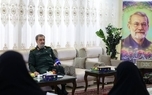 دیدار محسن رضایی با خانواده شهید لاریجانی + عکس