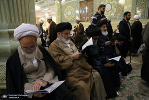 مراسم بزرگداشت آیت الله سیدجعفر خوانساری(ره) با حضور سید حسن خمینی