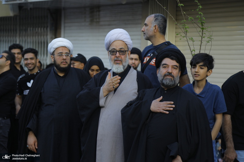 دسته عزاداری شهادت حضرت علی (ع) با حضور آیت‌الله العظمی وحید خراسانی