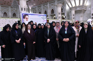 تجدید میثاق مهمانان سی و نهمین اجلاس وحدت اسلامی با آرمان‌های امام خمینی(س) -1