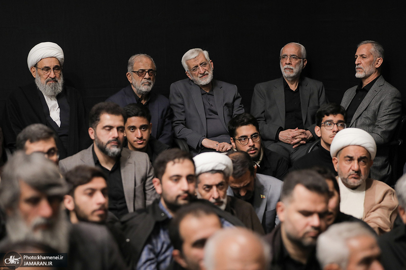 مراسم عزاداری شب شهادت حضرت زهرا (س) در حسینیه امام خمینی(ره)