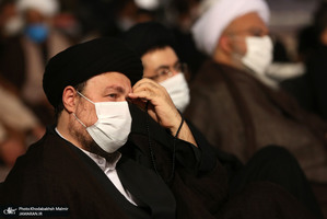 مراسم عزاداری شب عاشورای حسینی(ع) در حرم مطهر امام خمینی(س)