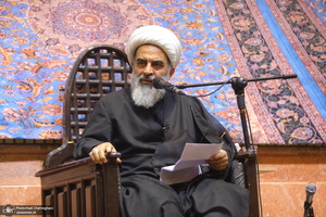 احیای شب بیست و یکم ماه رمضان در تکیه حاج سید حسن قم