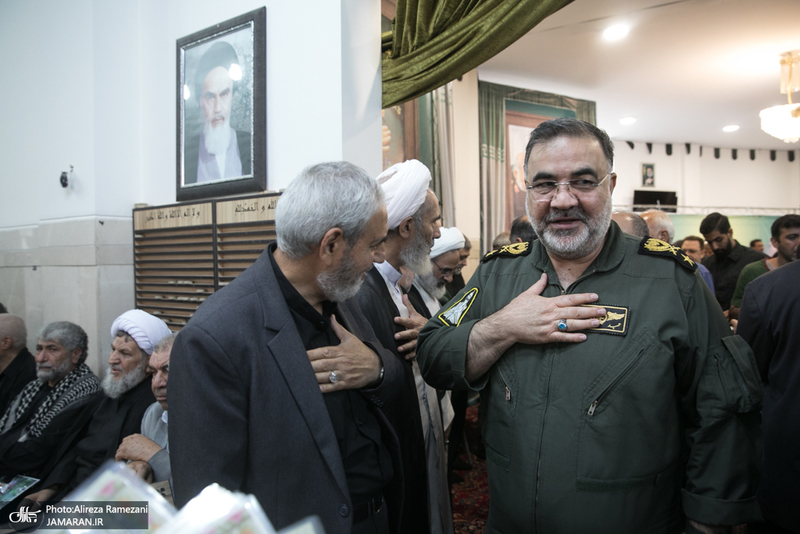 مراسم چهلمین روز شهادت سپهبد حسین سلامی