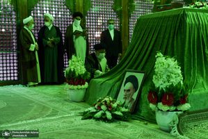 تجدیدمیثاق رئیس قوه قضائیه و مسئولان عالی قضایی با آرمان‌های حضرت امام خمینی(س)