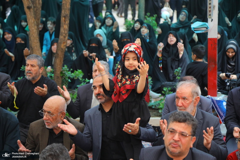 مراسم تحویل سال نو در گلزار شهدای قم‎