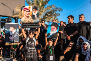 تشییع پیکر مطهر رهبر شهید در نجف اشرف