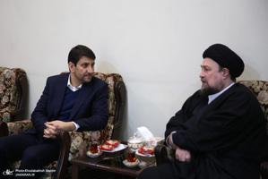 دیدار وزیر ارتباطات و معاونین با سید حسن خمینی