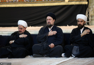 مراسم عزاداری عاشورای حسینی در حرم مطهر امام خمینی(س) 