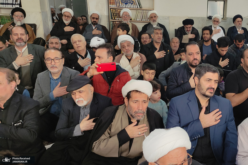 مراسم عزاداری شهادت حضرت زهرا (س) در دفتر آیت الله العظمی صانعی (ره)
