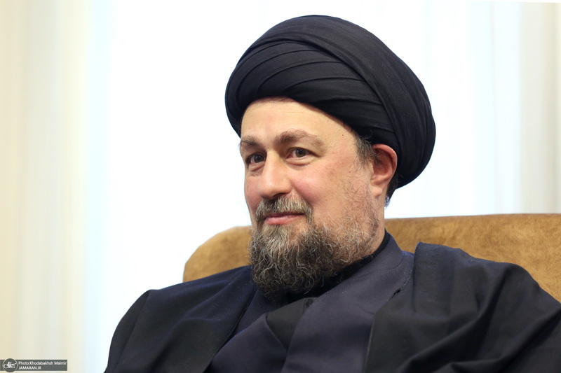 حضور سید حسن خمینی در سفارت واتیکان