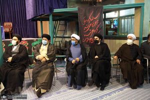 مراسم شام شهادت امام رضا(ع) و بزرگداشت علامه حکیمی در حسینیه جماران-1