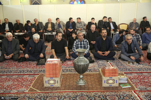 مراسم چهلمین روز درگذشت  همسر محسن مهر علیزاده