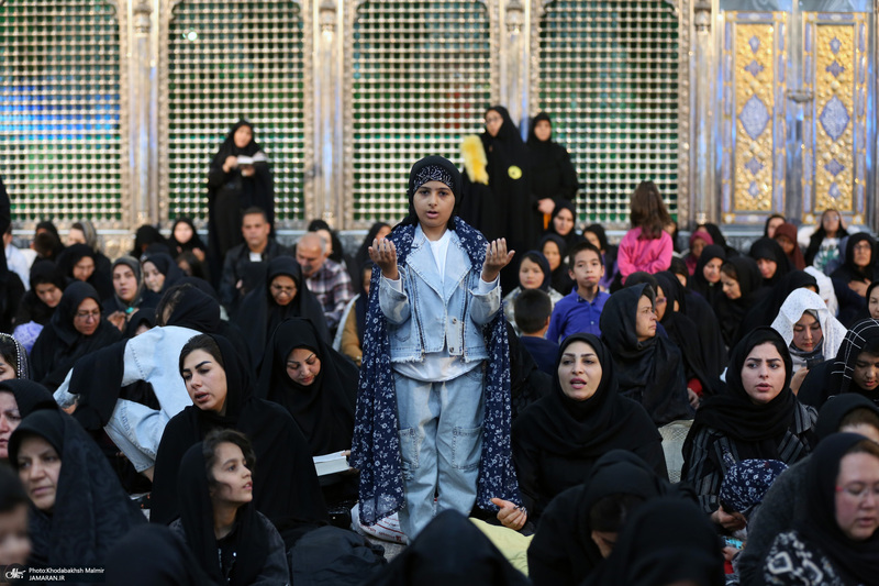 احیای شب بیست و سوم ماه مبارک رمضان در حرم مطهر امام خمینی (س)