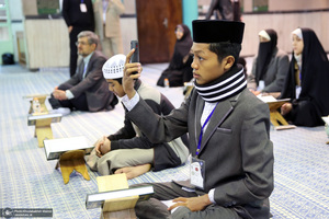 بازدید جمعی از دانش آموزان شرکت کننده هشتمین دوره مسابقات بین المللی دانش آموزی قرآن کریم از جماران