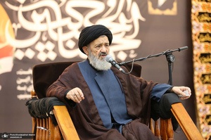 مراسم سوگواری شب اربعین حسینی(ع) در حرم امام خمینی(س)