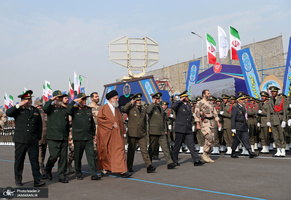 حضور و سخنرانی فرمانده معظم کل قوا در مراسم دانش‌آموختگی دانشجویان دانشگاه‌های افسری ارتش