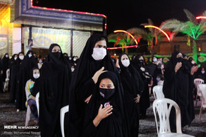 مراسم عزاداری شب چهارم محرم در بندرگز