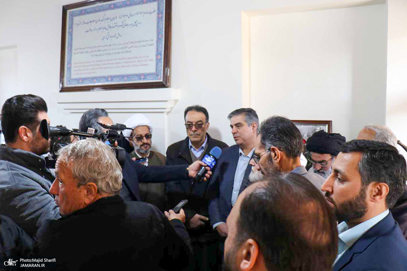 مراسم بزرگداشت 12 بهمن در بیت تاریخی حضرت امام در خمین