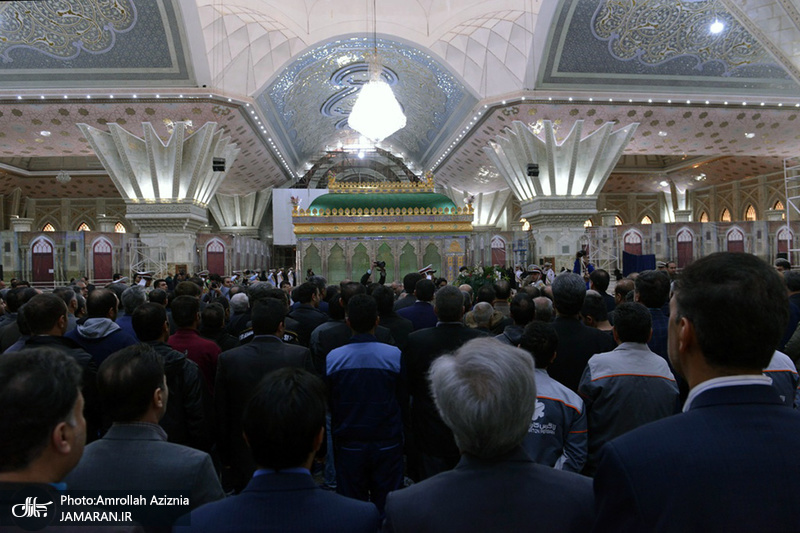 تجدید میثاق مسئولان وزارت کار و نمایندگان جامعه کارگری با آرمان های حضرت امام(س)