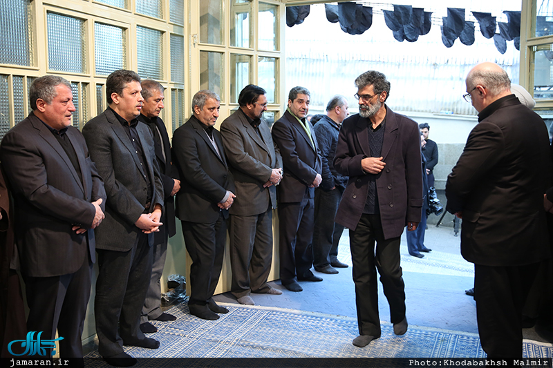 مراسم وداع با پیکر آیت الله هاشمی رفسنجانی(ره) در حسینیه جماران